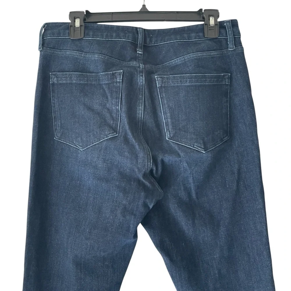 Reiss Skye High Rise Cotton Blend Skinny Dark Blue Wash Denim‎ Jeans Women Sz 32